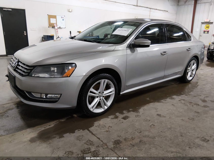 Vin: 1vwcn7a37ec059047, lot: 46753947, volkswagen passat 2.0l tdi sel premium 20142