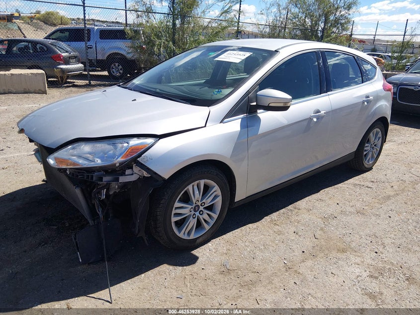 Vin: 1fahp3m2xcl319135, lot: 46753954, ford focus sel 20122