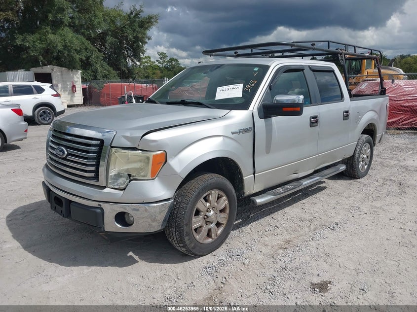 2010 Ford F-150 Fx2 Sport/Harley-Davidson/King Ranch/Lariat/Platinum/Xl/Xlt, Front & Rear, IAAI, VIN 1FTFW1CV0AFA65435 — photo 2