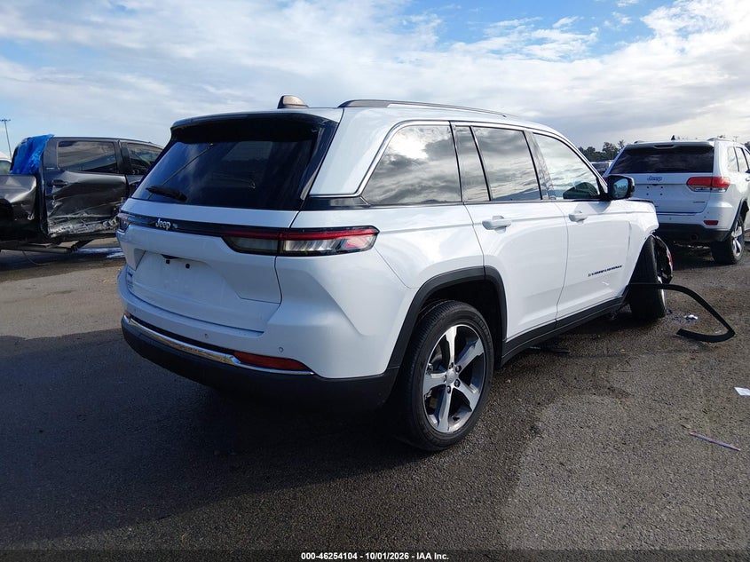 Vin: 1c4rjyb61n8747555, lot: 46754130, jeep grand cherokee 4xe limited 4x4 20224