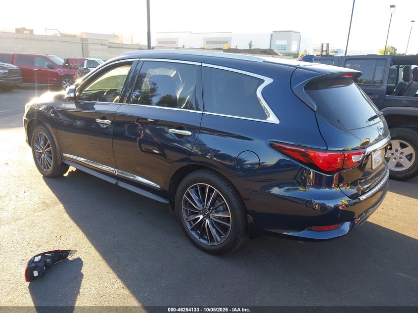 Vin: 5n1al0mm1gc528658, lot: 46754159, infiniti qx60 20163