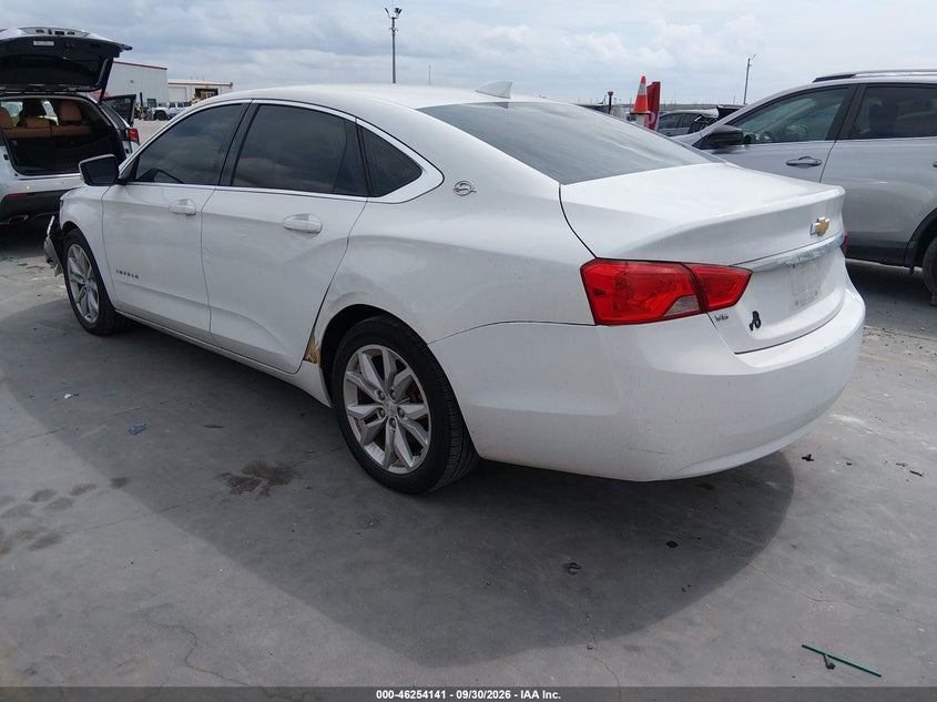 Vin: 2g1115s35g9178162, lot: 46754167, chevrolet impala 2lt 20163