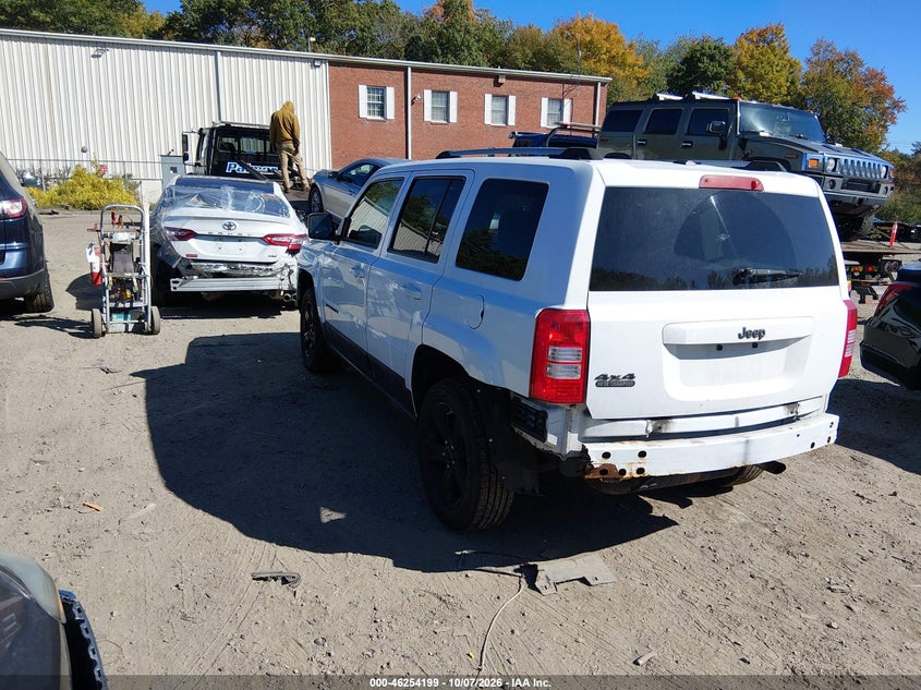 Vin: 1c4njrfb4cd696360, lot: 46754225, jeep patriot latitude 20123