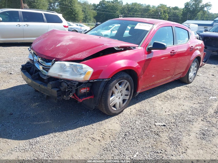 DODGE AVENGER 2014 VIN 1C3CDZAB4EN127130