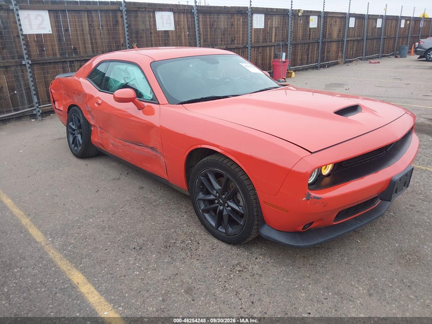 Vin: 2c3cdzkg7mh665399, lot: 46754273, dodge challenger gt awd 20211