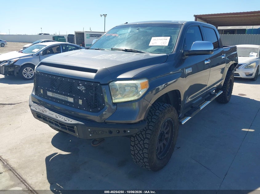 Vin: 5tfaw5f19ex328340, lot: 46754276, toyota tundra platinum 5.7l v8 20142