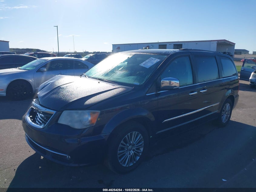 Vin: 2c4rc1cg7er409736, lot: 46754280, chrysler town & country touring-l 20142