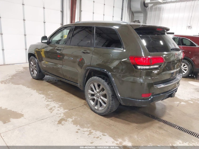 Vin: 1c4rjfbg9hc627713, lot: 46754281, jeep grand cherokee limited 75th anniversary edition 4x4 20173