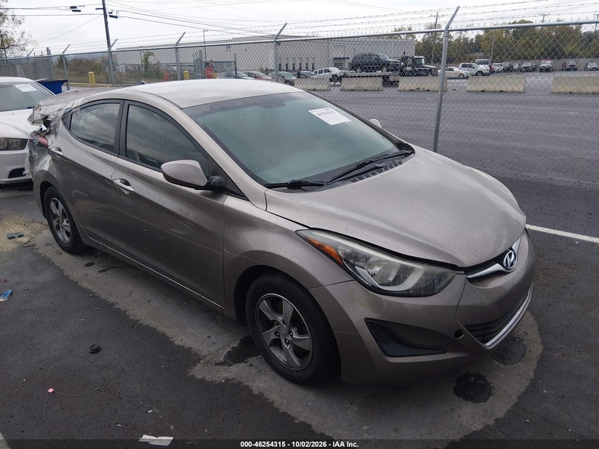 Vin: 5npdh4ae0eh518468, lot: 46754341, hyundai elantra se 2014 img_1