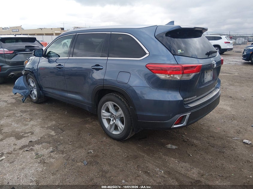 Vin: 5tddzrfh4hs466354, lot: 46754400, toyota highlander limited 20173