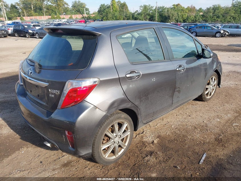 TOYOTA YARIS 2012 VIN JTDKTUD38CD501212