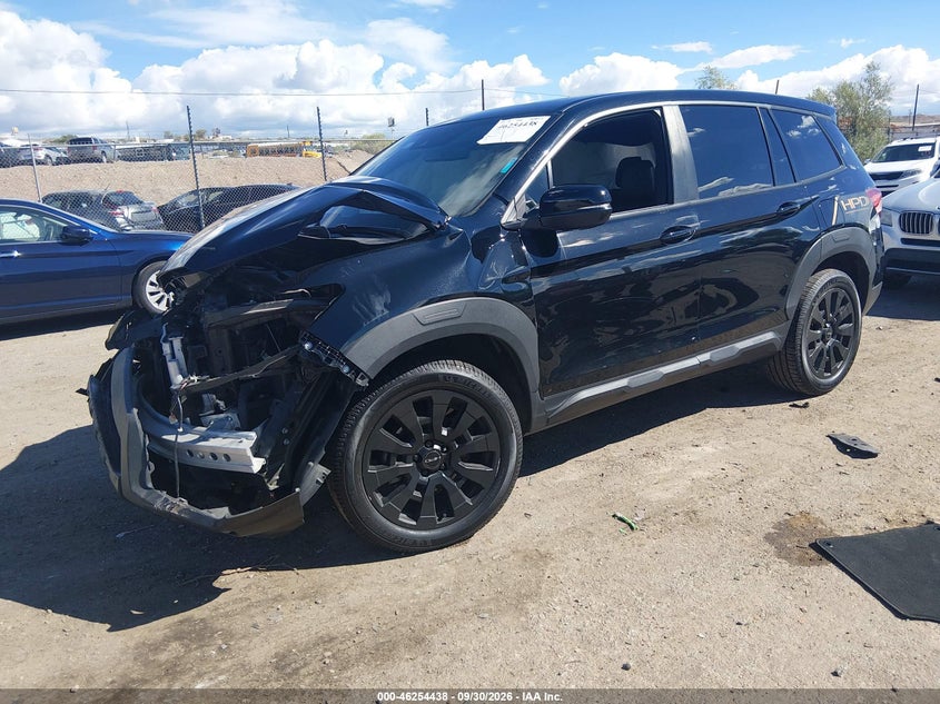 Vin: 5fnyf8h52pb040642, lot: 46754464, honda passport awd ex-l 20232