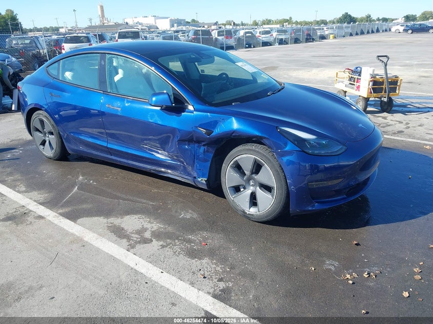 Vin: 5yj3e1ea4mf871111, lot: 46754500, tesla model 3 standard range plus rear-wheel drive 2021 img_1
