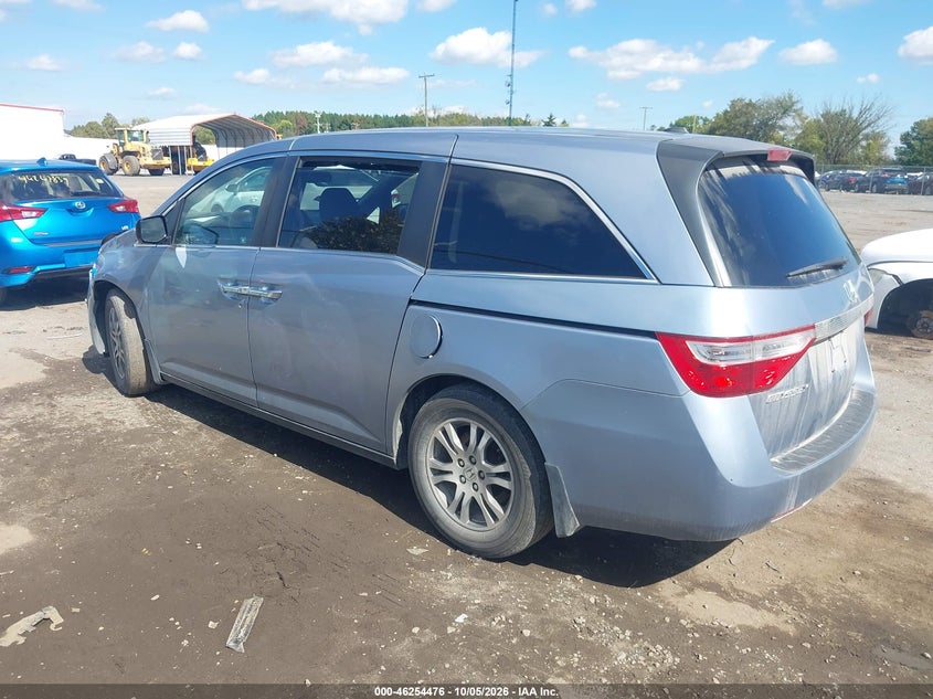 Vin: 5fnrl5h68cb018935, lot: 46754502, honda odyssey ex-l 20123