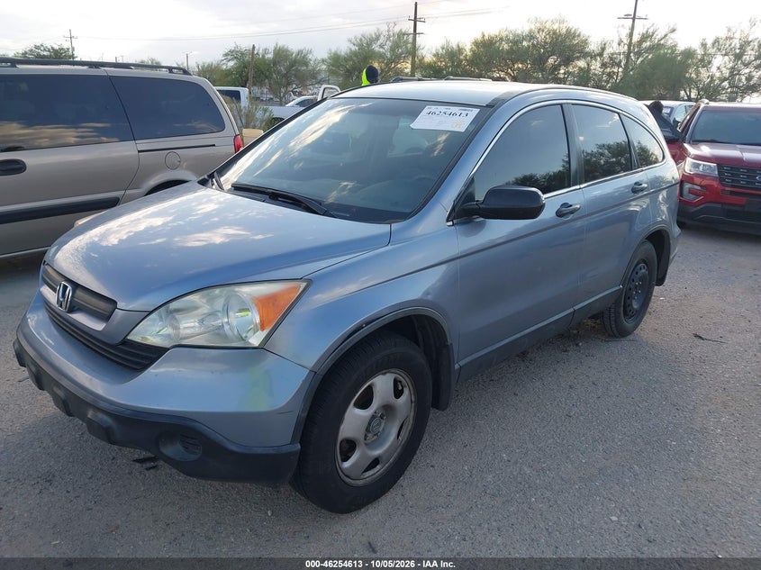 2009 Honda Cr-V Lx, Удар сзади, IAAI, VIN JHLRE38379C002108 — фото 2