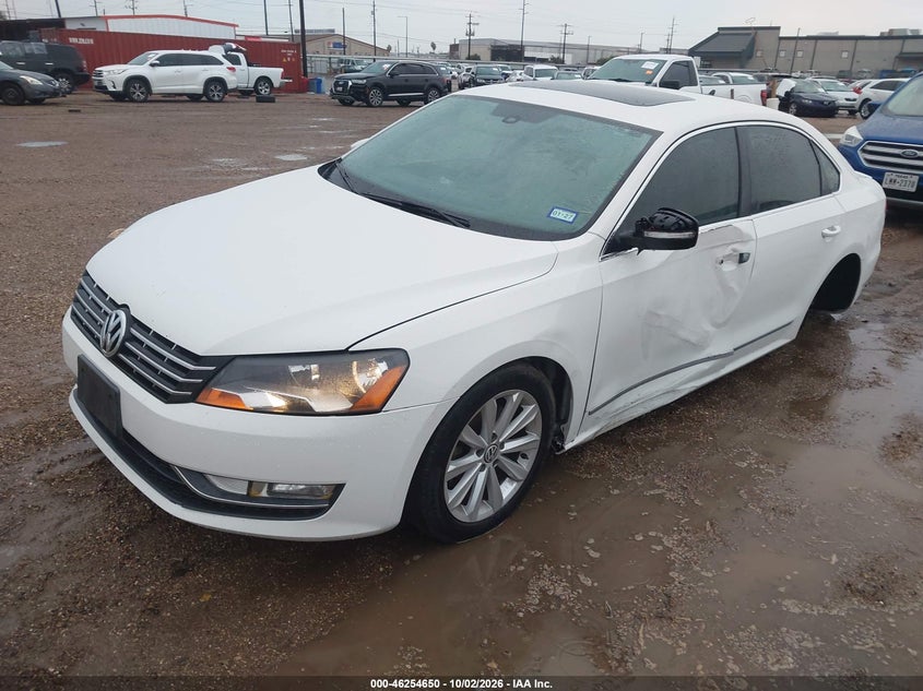 Vin: 1vwch7a3xdc131378, lot: 46754676, volkswagen passat 2.5l sel premium 20132