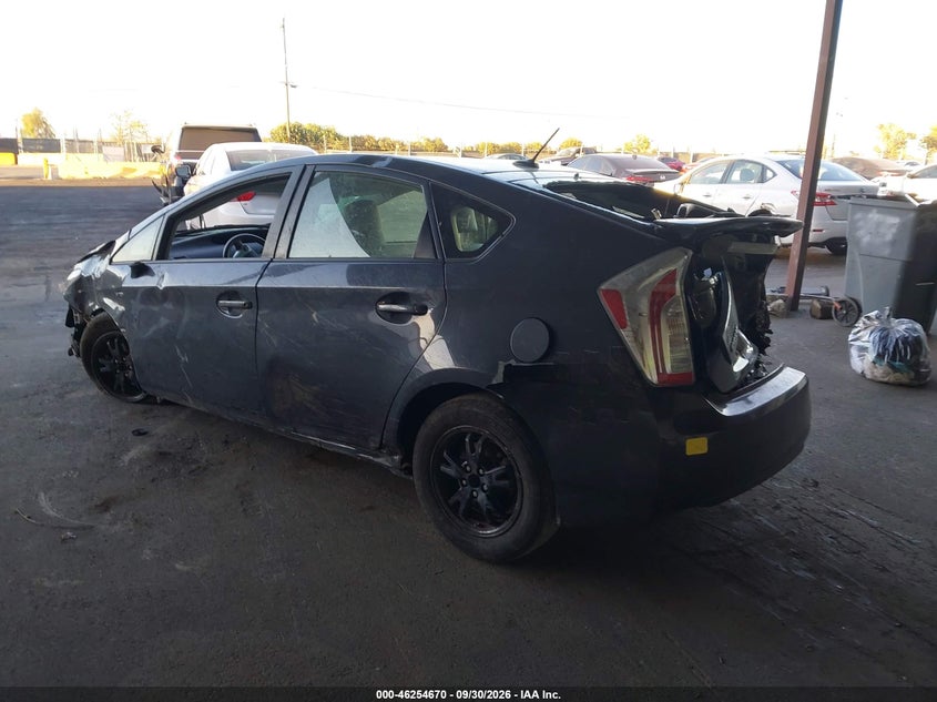 Vin: jtdkn3du1c1521722, lot: 46754696, toyota prius four 20123