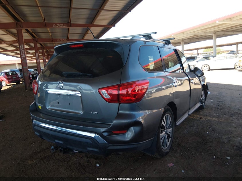 Vin: 5n1dr2mm1jc628418, lot: 46754702, nissan pathfinder s 20184