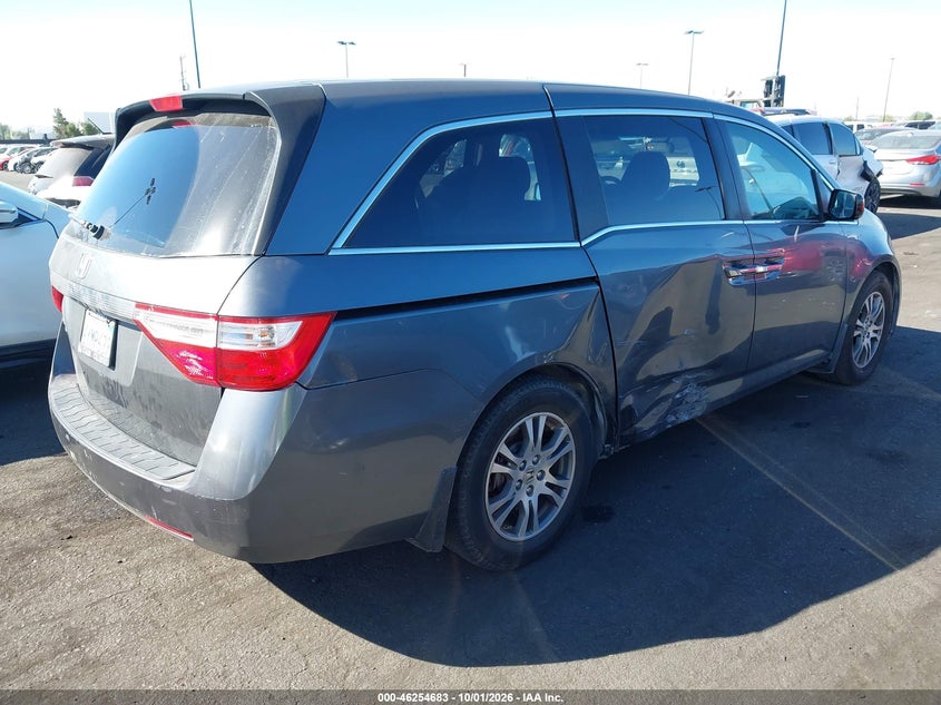 Vin: 5fnrl5h45db027558, lot: 46754709, honda odyssey ex 20134