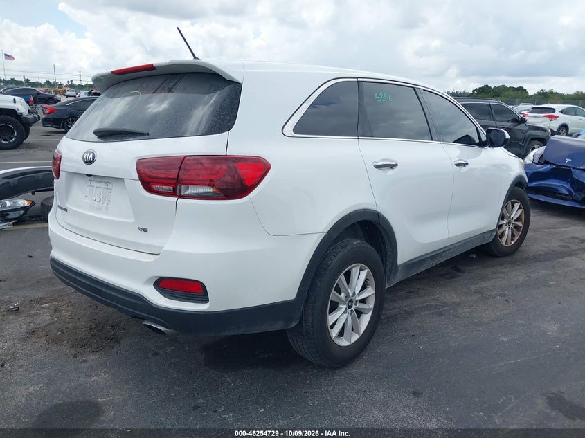 Vin: 5xypg4a52kg582935, lot: 46754755, kia sorento 3.3l lx 20194