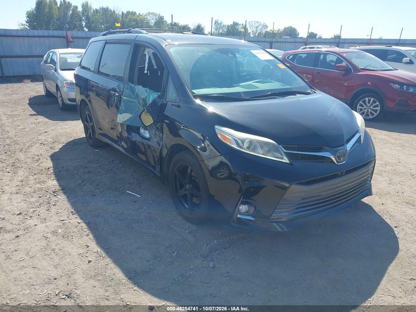 Vin: 5tddz3dc4ks225972, lot: 46754767, toyota sienna limited premium 7 passenger 2019 img_1