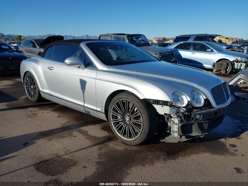 Vin: scbdp3za1ac065601, lot: 46754799, bentley continental gtc speed 20101