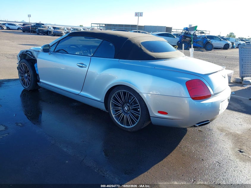 Vin: scbdp3za1ac065601, lot: 46754799, bentley continental gtc speed 20103