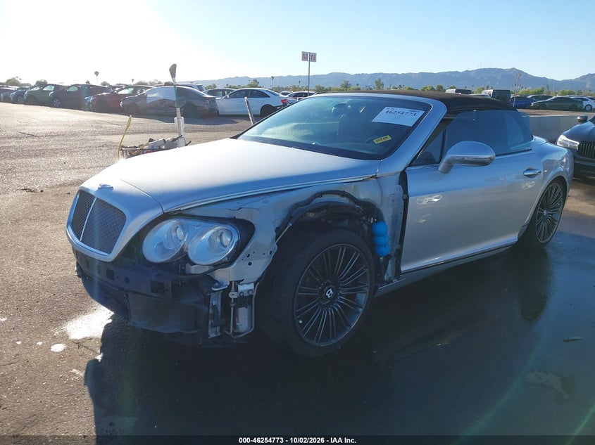 BENTLEY CONTINENTAL GTC 2010 VIN SCBDP3ZA1AC065601