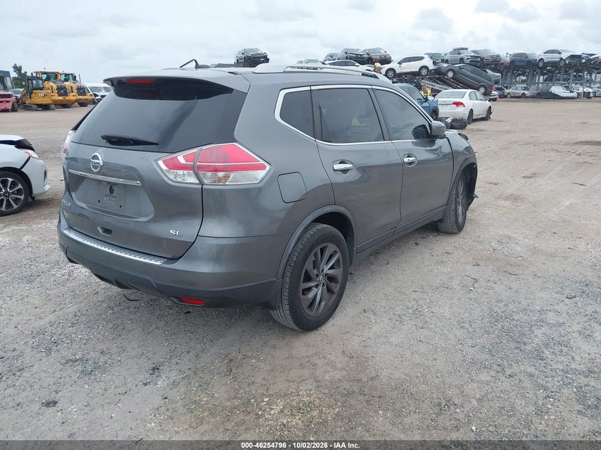 Vin: jn8at2mt6gw000978, lot: 46754822, nissan rogue sl 20164