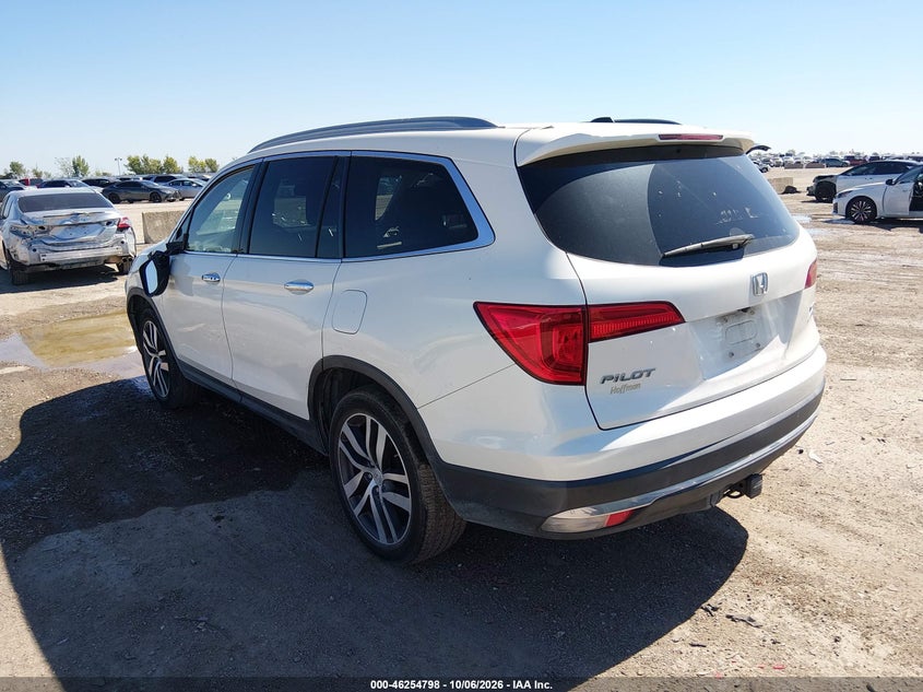 Vin: 5fnyf6h95hb093196, lot: 46754824, honda pilot touring 20173