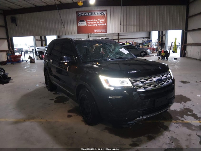 Vin: 1fm5k7d86jgc84425, lot: 46754878, ford explorer xlt 20181