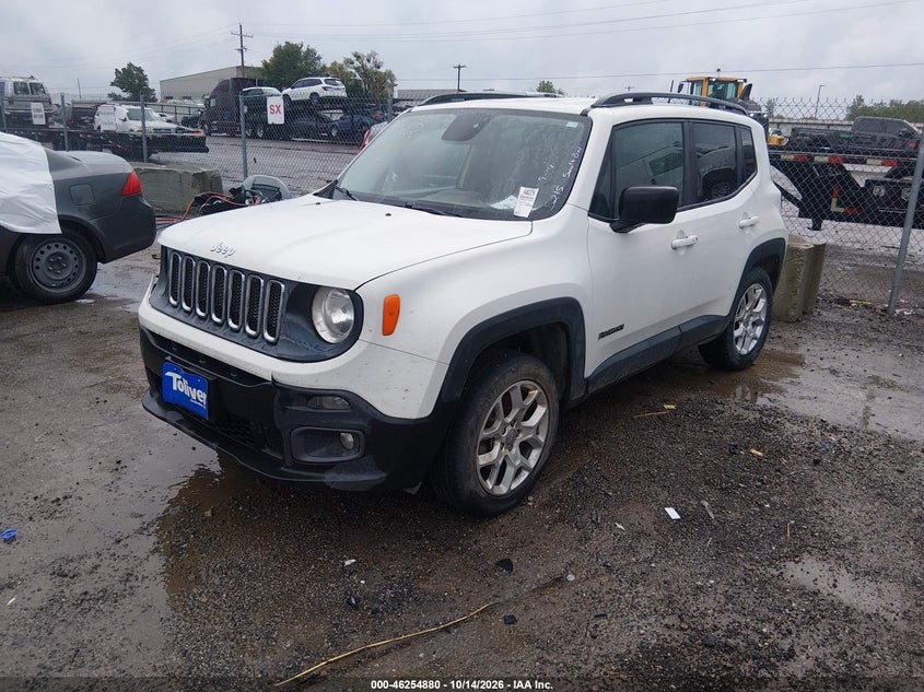 Vin: zaccjbbt5gpd42478, lot: 46754906, jeep renegade latitude 20162