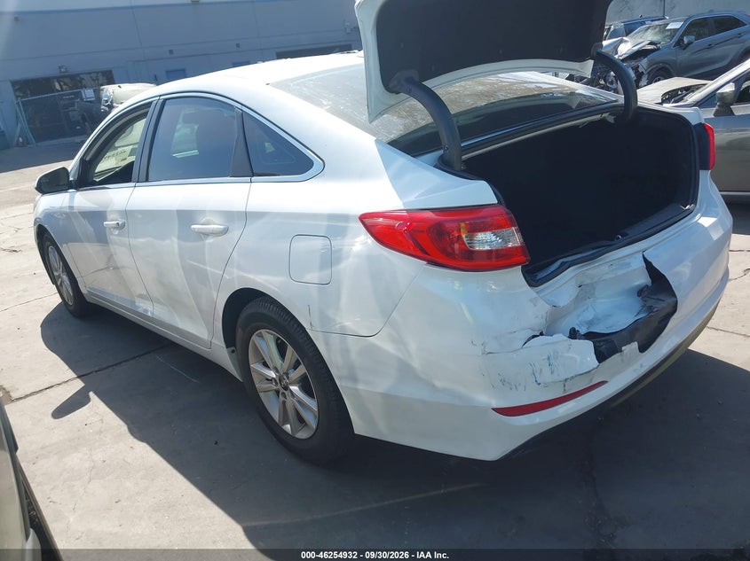 Vin: 5npe24af6hh540218, lot: 46754958, hyundai sonata se 20173