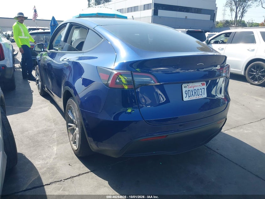 Vin: 7saygaee3pf586278, lot: 46754962, tesla model y awd/long range dual motor all-wheel drive 20233