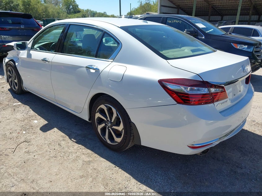 Vin: 1hgcr3f8xha000452, lot: 46754971, honda accord ex-l v6 20173