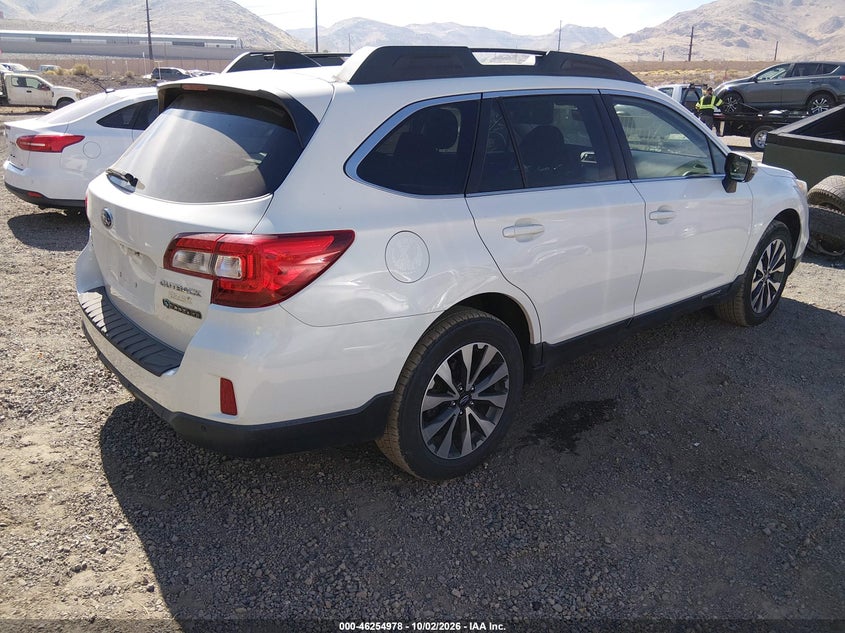Vin: 4s4bsanc3h3226678, lot: 46755004, subaru outback 2.5i limited 20174