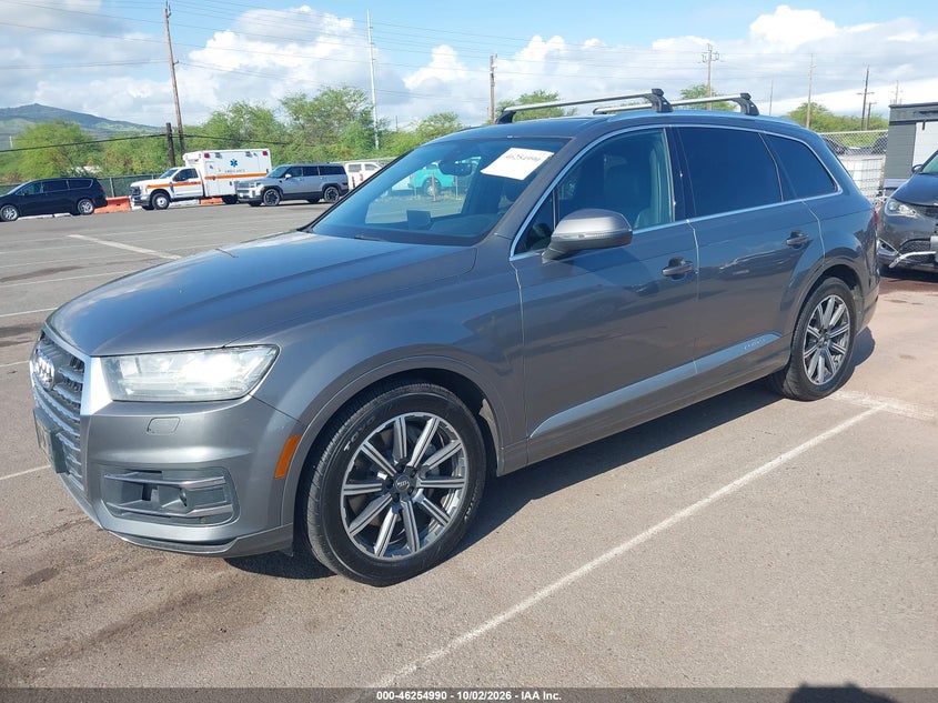 Vin: wa1vabf76hd015930, lot: 46755016, audi q7 3.0t premium 20172