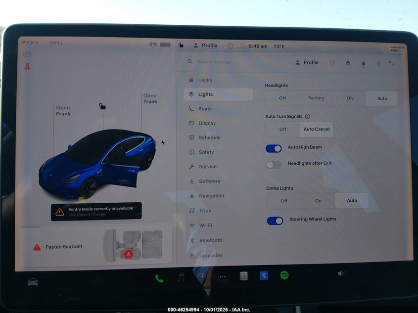 TESLA MODEL 3 2019 VIN 5YJ3E1EAXKF476167