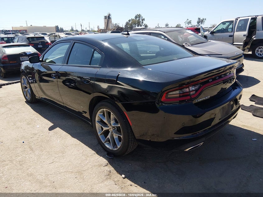 Vin: 2c3cdxbg1nh225510, lot: 46755064, dodge charger sxt rwd 20223