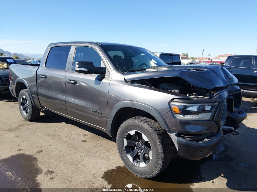 Vin: 1c6srfltxmn516647, lot: 46755156, ram 1500 rebel  4x4 5'7 box 20211