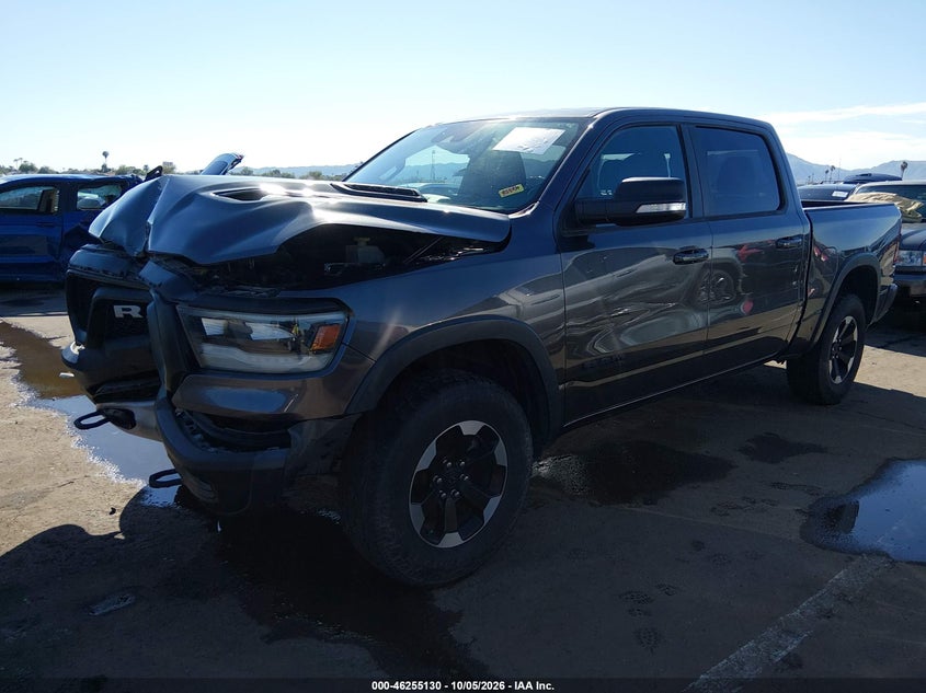 Vin: 1c6srfltxmn516647, lot: 46755156, ram 1500 rebel  4x4 5'7 box 20212
