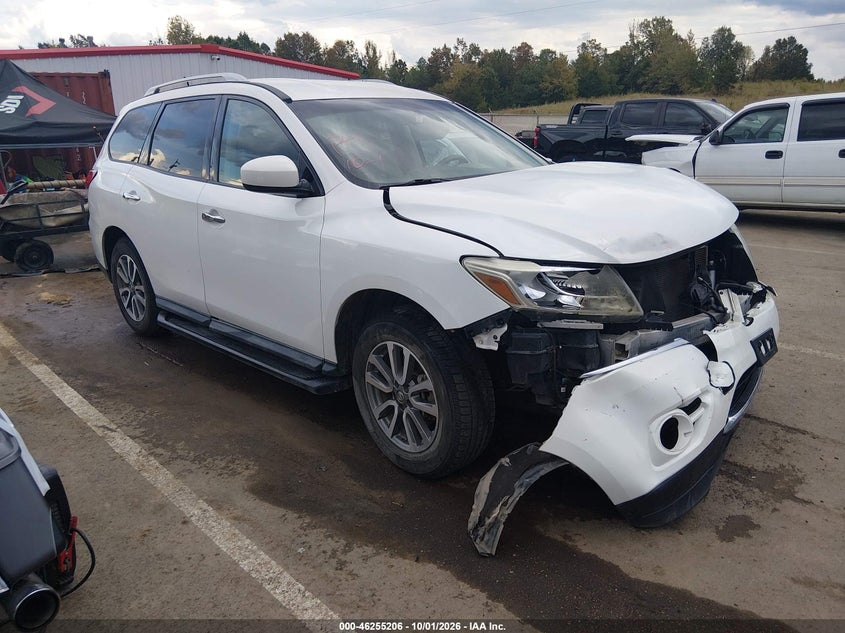 Vin: 5n1ar2mn8dc647693, lot: 46755232, nissan pathfinder sv 20131