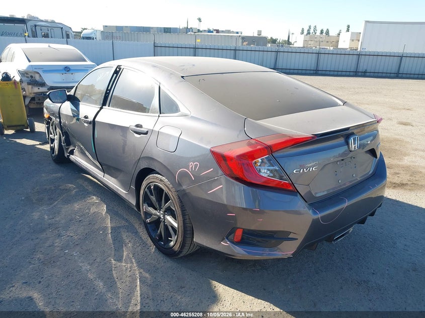 Vin: 19xfc2f85me202615, lot: 46755234, honda civic sport 20213