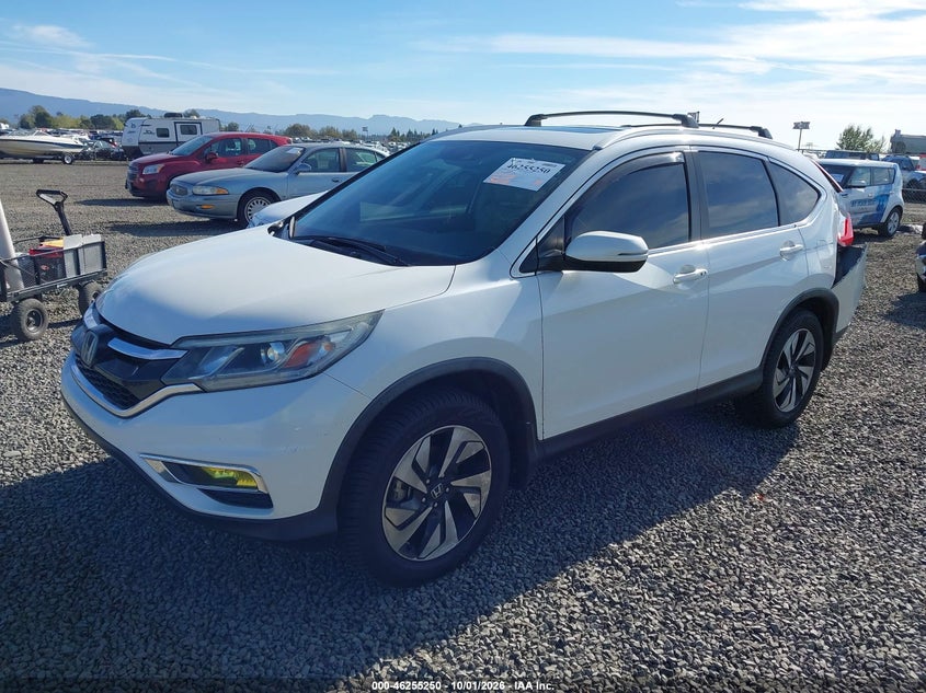 Vin: 5j6rm4h96gl101097, lot: 46755276, honda cr-v touring 20162