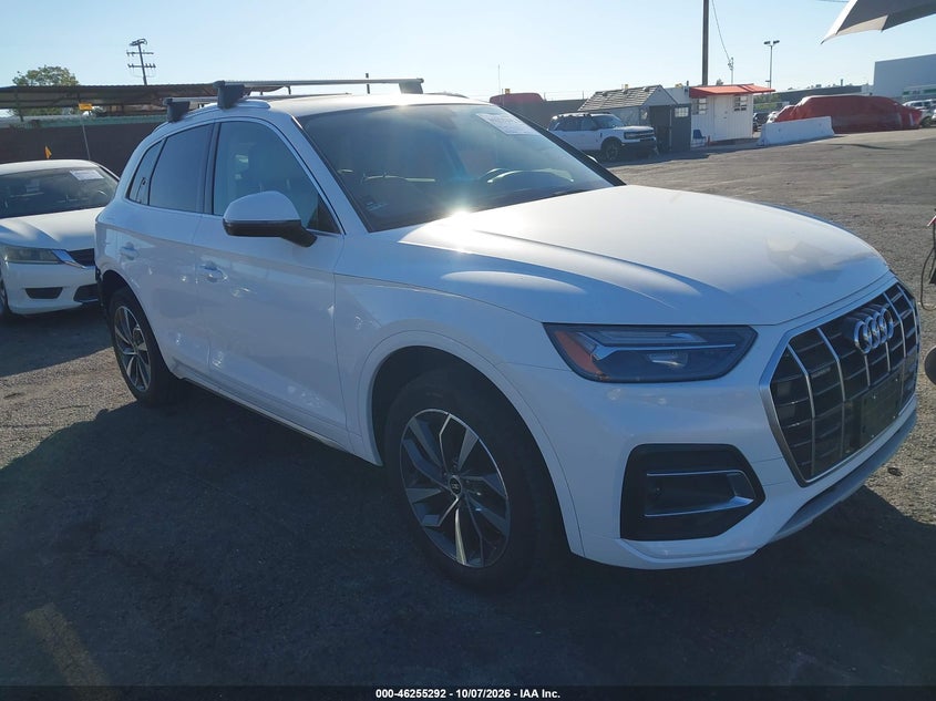 Vin: wa1aaafy8m2006797, lot: 46755318, audi q5 premium 45 tfsi quattro s tronic 20211