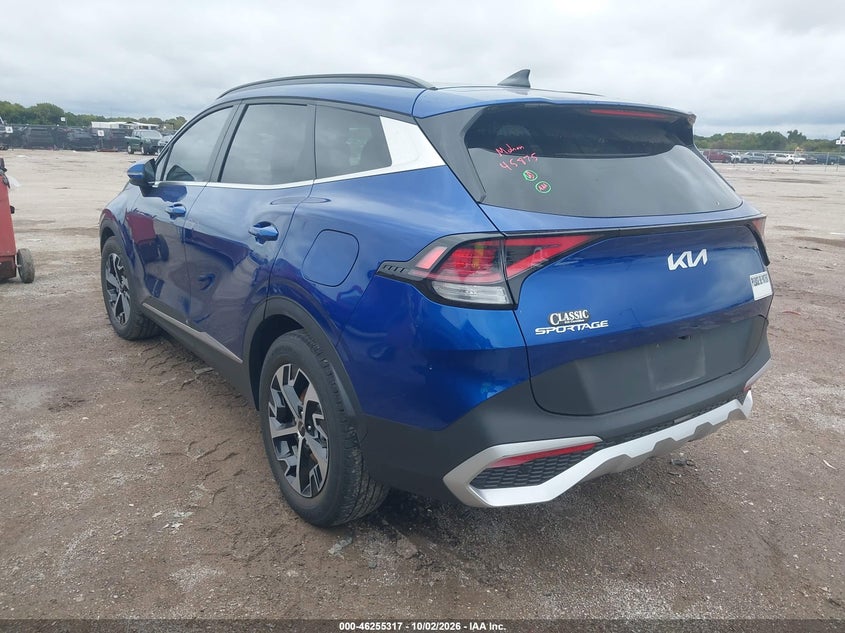 Vin: 5xyk33df5sg246426, lot: 46755343, kia sportage ex 20253