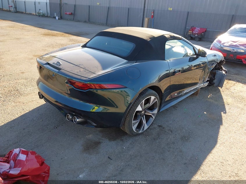Vin: sajdf5ee5rck87818, lot: 46755362, jaguar f-type p450 r-dynamic rwd automatic 20244