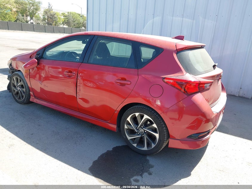 Vin: jtnkarjexhj549047, lot: 46755366, toyota corolla im 20173