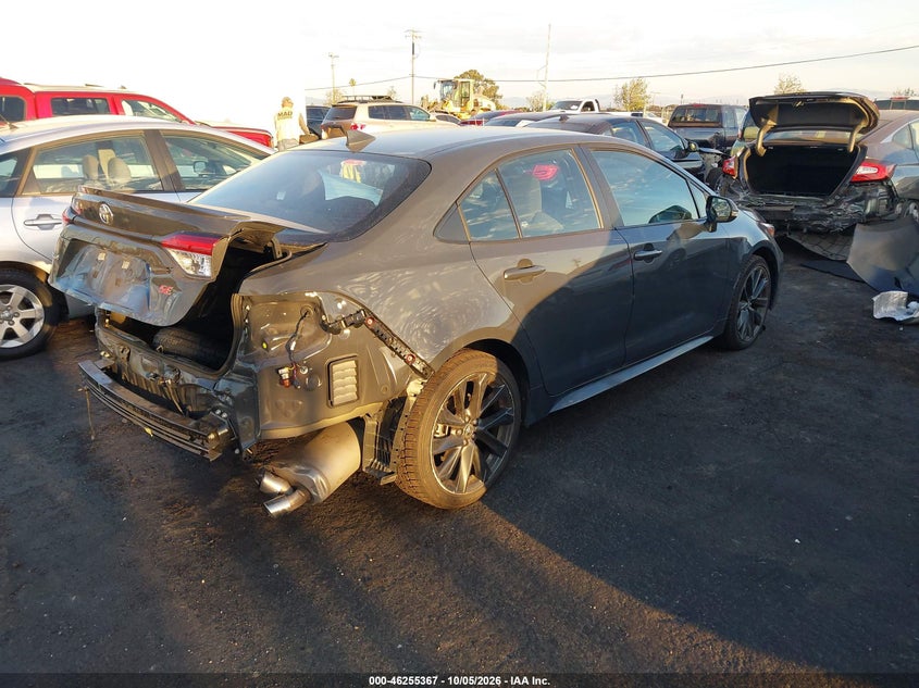 Vin: 5yfs4mce4sp217362, lot: 46755393, toyota corolla se 20254