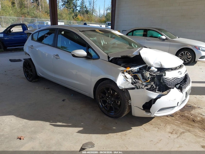 Vin: knafk4a69g5449458, lot: 46755415, kia forte lx 20161